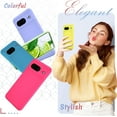 thumbnail image 3 of KOMI for Google Pixel 8 Case, Silicone Phone Case with 2 Screen Protector, Soft Anti-Scratch Microfiber Lining, Full Body Shockproof Slim Cover Support Wireless Charging, Yellow, 3 of 5