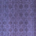 thumbnail image 1 of Ahgly Company Indoor Square Abstract Blue Modern Area Rugs, 8' Square, 1 of 4
