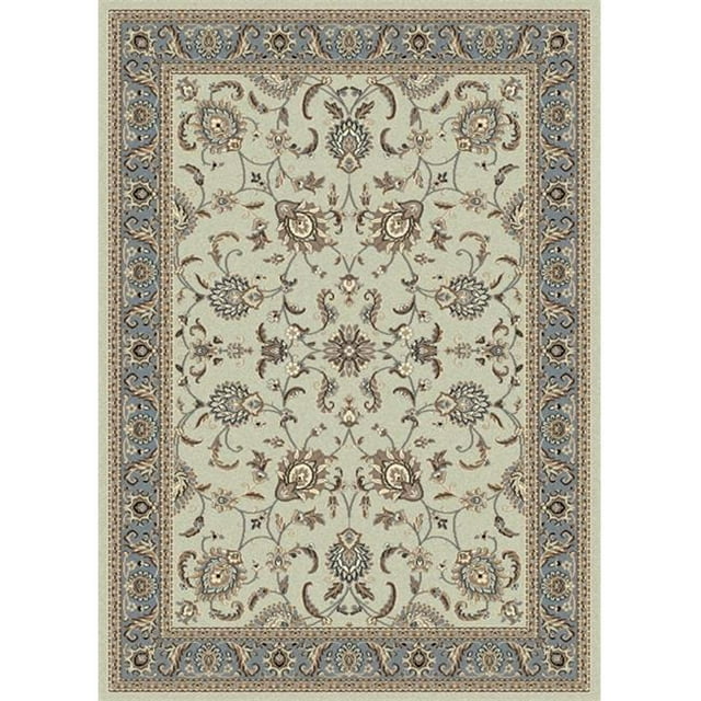 Radici 1426-0041-SOFTMINT Alba Rectangular Soft Mint Green Traditional Italy Area Rug- 5 ft. 5 in. W x 7 ft. 7 in. H