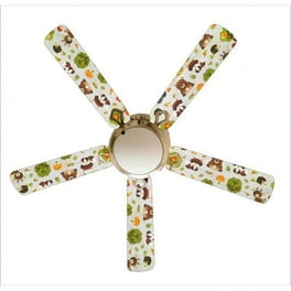 888 Cool Fans F52-0001129 52 in. Wild Horses Horse 5-Blades