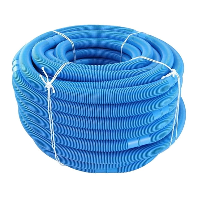 GROWTH TANK 20ft Pool Vacuum Hose Premium Water Hose Replacement Accessory with Swivel Cuff, Blue