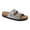 Black, variant on Women’s Rhinestone Double Buckle Sandals – Comfortable Cork Footbed Summer Slide Sandals