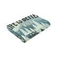 thumbnail image 6 of Wijzvio Happy Campers Throw Blanket Soft Fuzzy Fleece Blanket For Couch Bed Living Room Decoration 40"X30", 6 of 9
