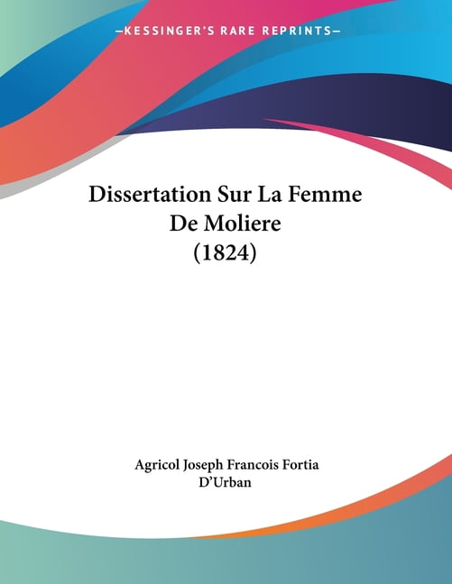 Dissertation de moliere