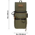 thumbnail image 2 of Allen Company® Triumph Rip-Stop Double Compartment Shell Bag & 52 inch Waist Belt, Holds 50 Empty Hulls, Olive, 2 of 5