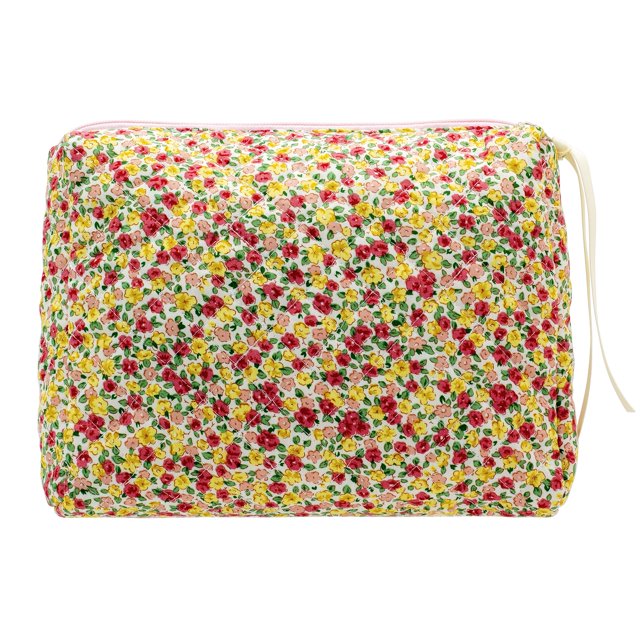 Bolsa de maquillaje PAZIMIIK acolchada vintage de viaje para mujeres y niñas