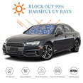 thumbnail image 6 of Fuzoiu whiet Snowflake blue background Print Car Windshield Sunshade,Foldable Reflective Sun Visor,Windshield Sun Shade,UV Rays Sun Visor Shade,Auto Front Sun Shield Shade-Medium, 6 of 8