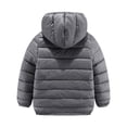 thumbnail image 4 of Ruyang Kids Boys Girls Padded Puffer Jackets Lightweight School Down Quilted Coat Fall Winter Warm Zipper Hooded Outwear, 4 of 9