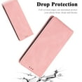 thumbnail image 4 of Premium Case for iPhone XR, Vintage PU Leather Wallet Case RFID Blocking Card Slot Kickstand Strong Magnetic Closure Shockproof TPU Interior Flip Folio Classic Book Case For iPhone XR,Rosegold, 4 of 5