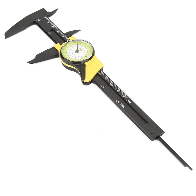 Vernier de Plástico Jadeshay 0-150 mm Dial Plástico Funcionalidad versátil