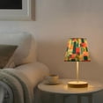 thumbnail image 6 of LED Desk Lamp Colorful Block Doodle Table Nightstand Lamps with 3 Color Temperatures for Home Bedroom Living Room Decor 6x11, 6 of 8