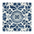 thumbnail image 4 of HAOXIT  Square  Tablecloth Blue and White Porcelain Floral Mexican Talavera Table Cloths Waterproof for Party Dining Holiday Banquet 52*52, 4 of 8