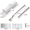 thumbnail image 5 of Adjustable Automatic Door Closer, Non-handed Design with Double Spring Construction, Roller Design for Noise Reduction, Easy Installation, Suitable for Interior and Exterior Doors (2 Pieces), 5 of 5