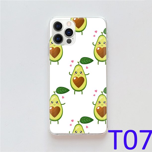 Funda Transparente Suave Compatible Con Samsung A34 5G A23 A14 A04 A04S Absorbente De Golpes 32YZKT Lindo Aguacate