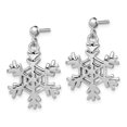 thumbnail image 2 of 925 Sterling Silver Snowflake Earrings and Pendant Set, 2 of 4
