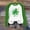 13 Green, variant on YueHuiYing Women St. Patrick's Day Sweatshirts Shamrock Clover Print Long Sleeve Shirts Casual Gift Pullover Tops