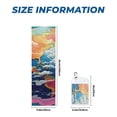 thumbnail image 3 of Lsque Colorful Whimsical Earth Printed Cooling Towel (40"x 12"), Ice Towel, Microfiber, Soft Breathable Chilly Towel for Yoga, Sport, Gym, Workout, Fitness, Running, 3 of 9