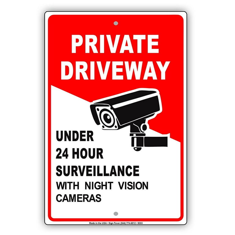 Notice Security Camera In Use - Sign 12 In. X 18 In.