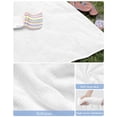 thumbnail image 6 of White Beach Towels Oversized Super Absorbent, Modern Minimalist Pure Soild Color Lightweight Bath Towel Quick Dry Sets For Bathroom/Pool/Rv Camping/Beach Play/Gym Room/Picnic 23"x47", 6 of 8