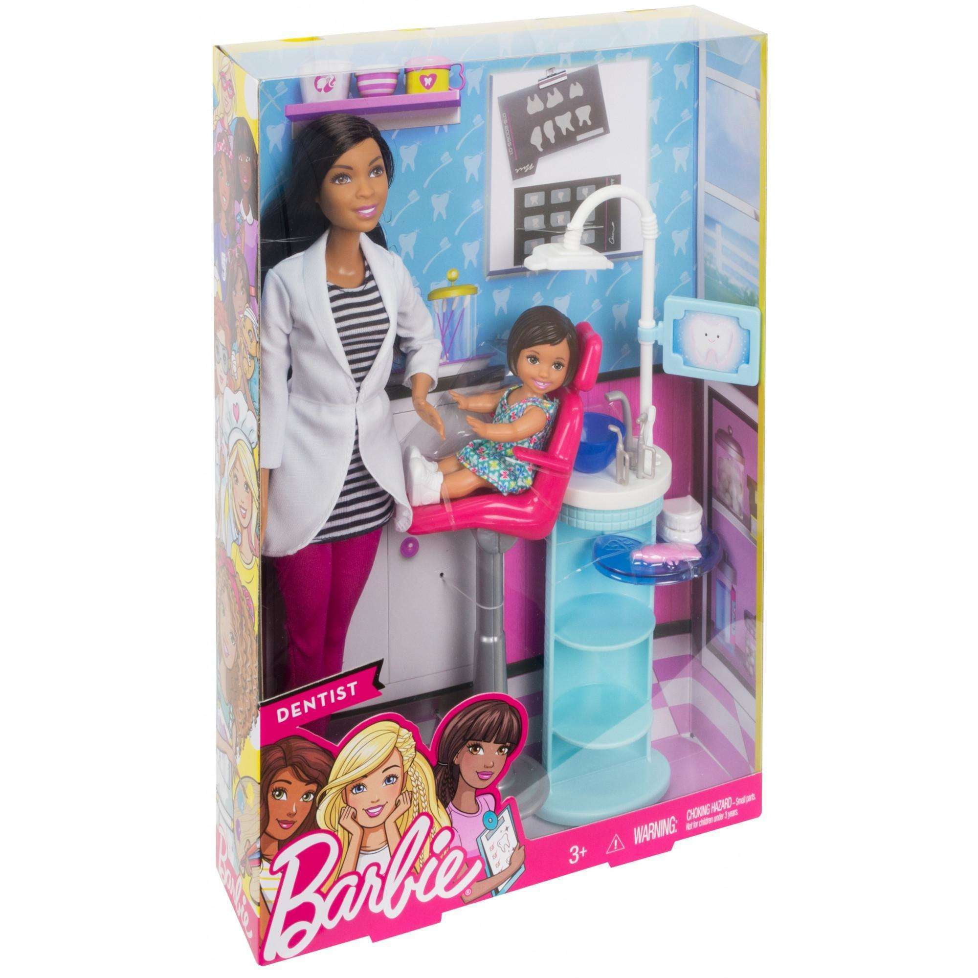 Barbie Dentist Doll Playset Walmart