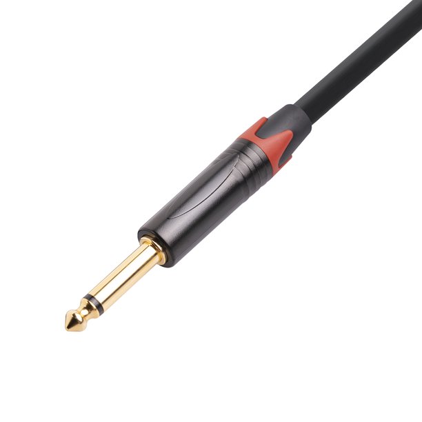 Cable de audio macho mono de 3,5 mm macho a doble de 6,35 mm Cable convertidor 1 a 2 (1 m) Ehuebsd Para estrenar