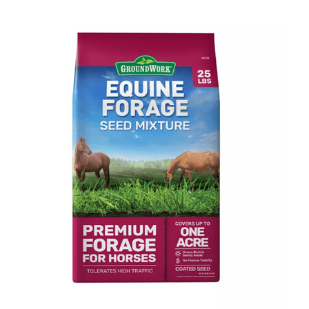 GroundWork 25 lb. 43,560 sq. ft. Equine Forage Mix Grass Seed, North