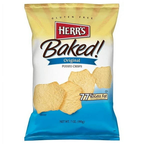 Herr's Original Baked Potato Crisps, 3-Pack 7 oz. Bags