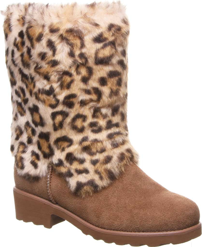 Bearpaw Regina Mid Calf Fur Boot 