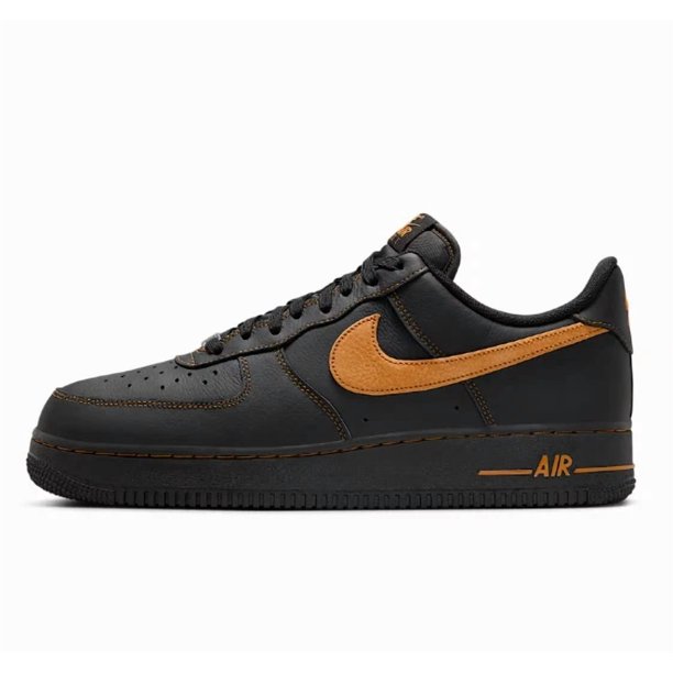 Ni&ke Air Force 1 '07 Shoes Black Desert Ochre HQ2037-003