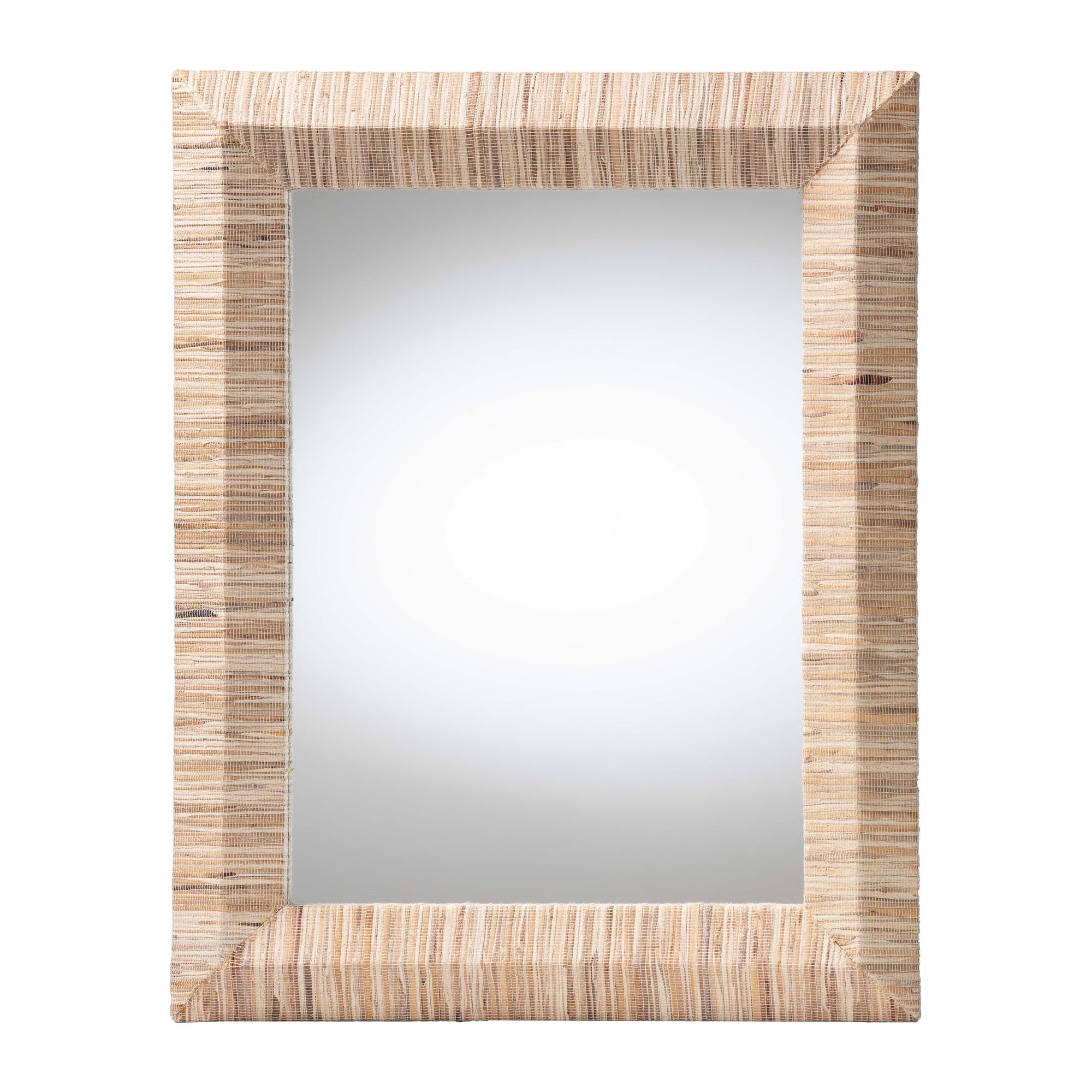 bali & pari Adino Boho Mirror, Rectangle, Natural