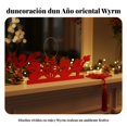 thumbnail image 2 of Abbraccia Decoración Año Nuevo criatura mítica 2026, colgante de tela, banner de la fortuna para sala y oficina, 2 of 6