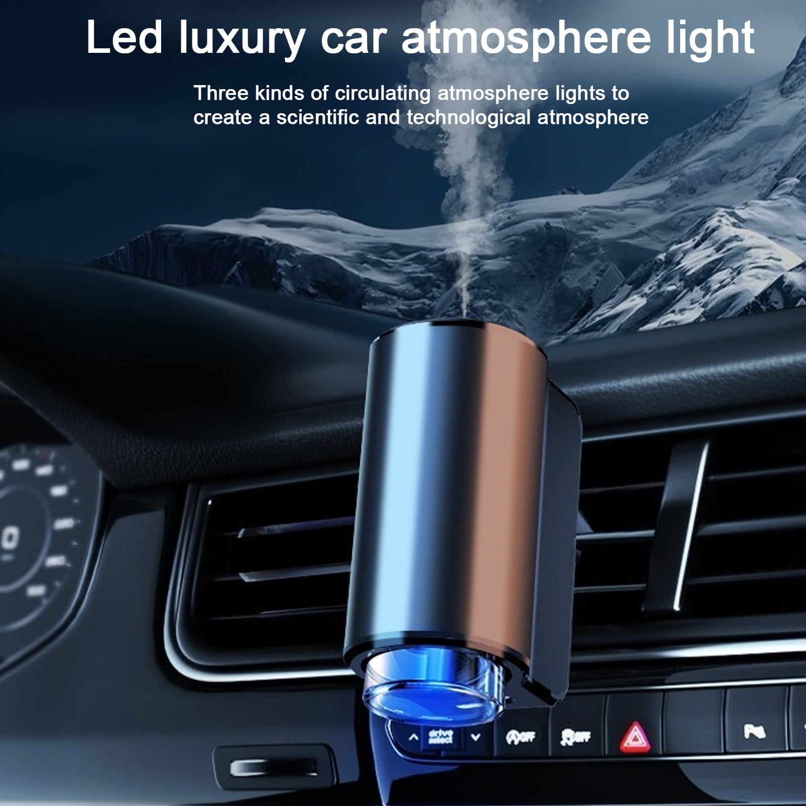 Naierhg Car Air Freshener Vent Clip 3 Modes Adjustable Long Lasting Fragrance Universal SUV Truck Auto Aromatherapy Diffuser Car Interior Accessories