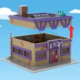 thumbnail image 5 of Moe's Tavern Modular Building Blocks Set MOC Educational Bricks Toys 1736pcs, 5 of 6