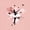 Pink Black White, variant on Castle Fairy Ballet Dance Girl Twin Sheets 3pcs,Floral Butterfly Flamingo Bedding,Pink White,1 Fitted Sheet, 1 Flat Sheet and 1 Pillowcase
