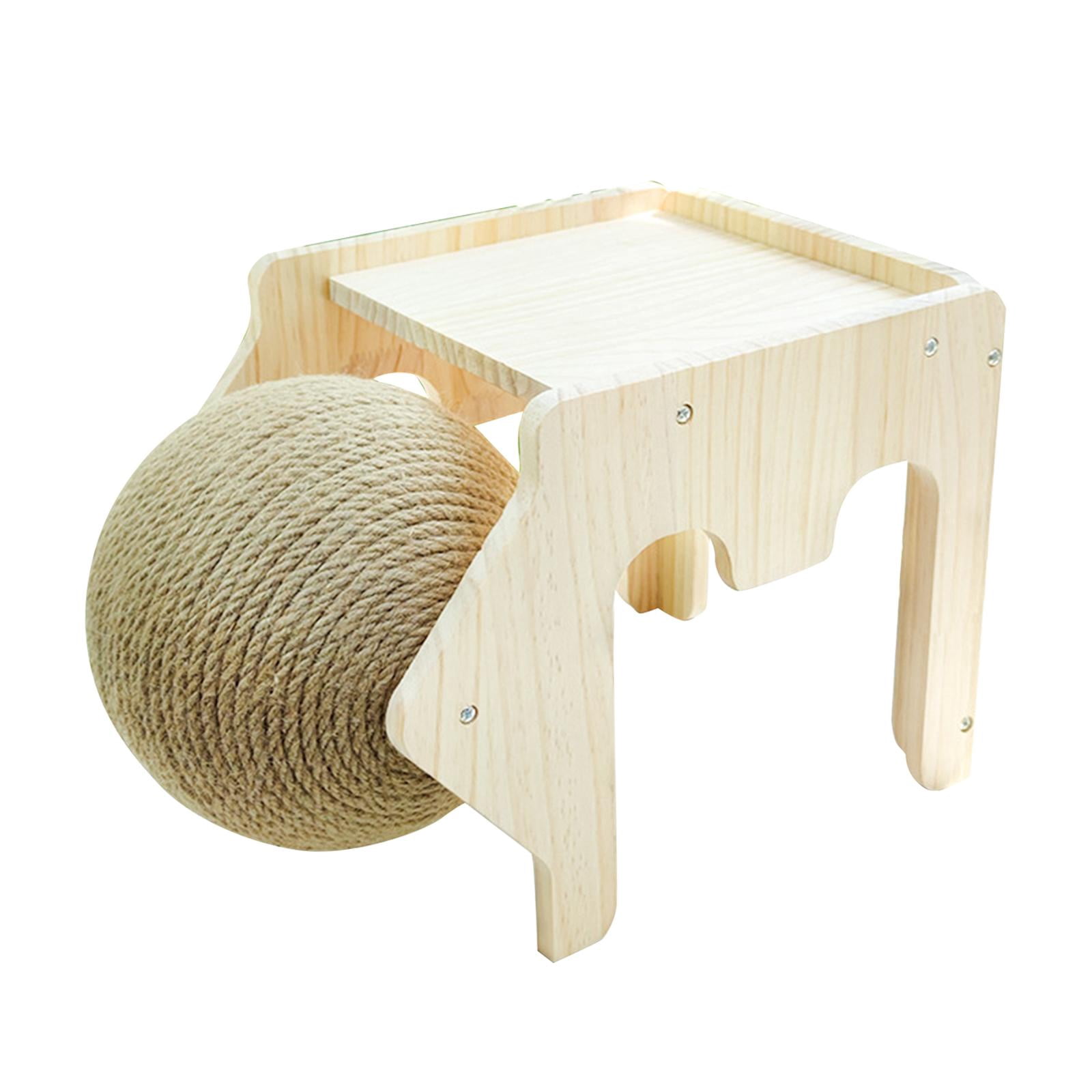 balikha Habitat Decor Sleeping Nest Solid Wood Hamster Hideout Small Pets Activity Toy for Gerbil Hedgehog Hiding F