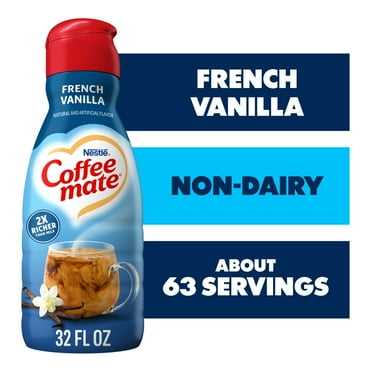Coffee mate French Vanilla Liquid Non-Dairy Coffee Creamer, 32 fl oz