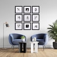 thumbnail image 5 of 8x8 Picture Frames Black Set of 9, Square 8x8 Frame Displays 4x4 with Mat or 8x8 without Mat, Gallery Wall Frames 8x8 for Wall Mounted (9 Pack, Black), 5 of 6