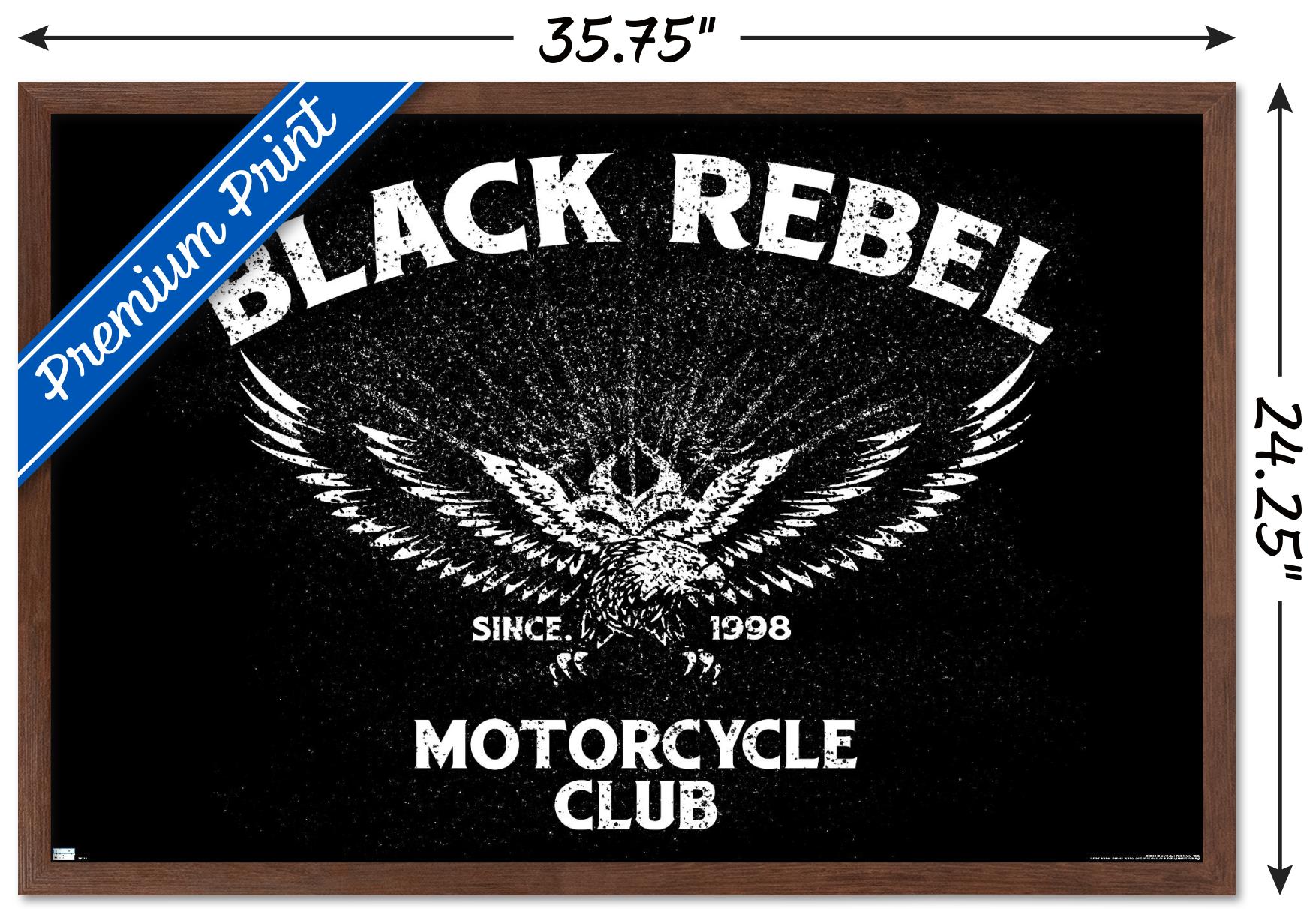 Black Rebel Motorcycle Club - Eagle Wall Poster, 22.375" x 34", Framed
