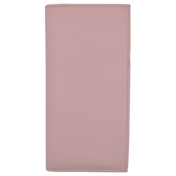 Basic PU Leather Checkbook Covers Light Pink
