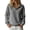 Dark Gray, variant on Womens Knit Quarter Zip Sweatshirt Loose Fit Stand Long Sleeve Casual Pullover Top for Fall Work Daily Wear