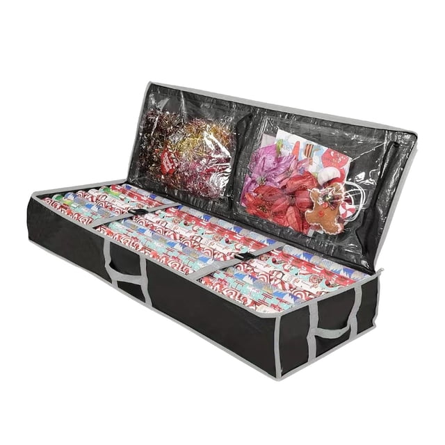 Home Storage Solution for Indoor Use Wrap Organizer for Holidays and Festivals in PE Polyester Practical Space-Saving Home Textile Storage Solution