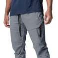 thumbnail image 2 of ZAXARRA Men’s Casual Sweatpants with Zipper Pockets Lightweight Quick Dry Hiking Running Pants, 2 of 4