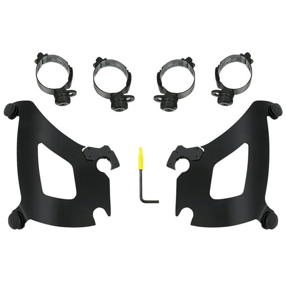 Memphis Shades Black Trigger-Lock Mounting Kit for Bullet Fairings (MEB2045)