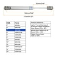 thumbnail image 2 of Uxcell 8 Inch 80N/18lb Gas Shock Strut Lift Support, (Silver, Set of 6), 2 of 7