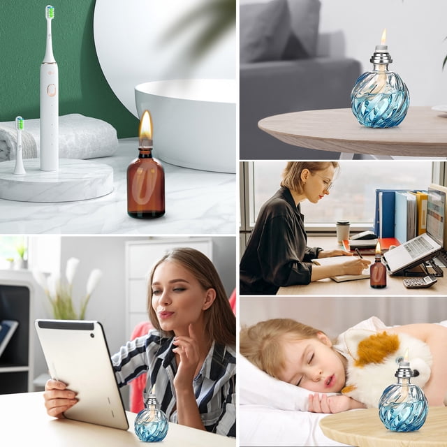 Toystoory Mecha de lámparas de fragancia aromática de 2 piezas para momentos perfumados duraderos diseños únicos y decorativos Kits para hacer velas Tipo 1