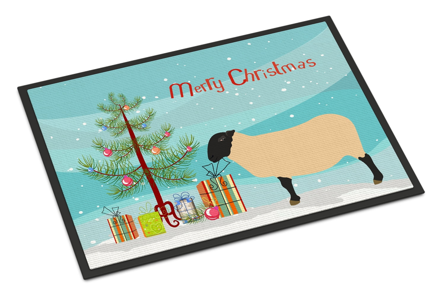 Suffolk Sheep Christmas Door Mat - Walmart.com