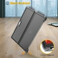 thumbnail image 3 of Fintie Hard Case for Microsoft Surface Pro 7/ Pro 6/ Pro 5/ Pro LTE, Shockproof Folio Protective Rugged Cover Compatible with Type Cover Keyboard + Original Kickstand, 3 of 8