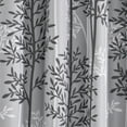 thumbnail image 5 of Lush Decor Linear Tree Window Panels Blackout - Gray - 84 x 38, 5 of 11