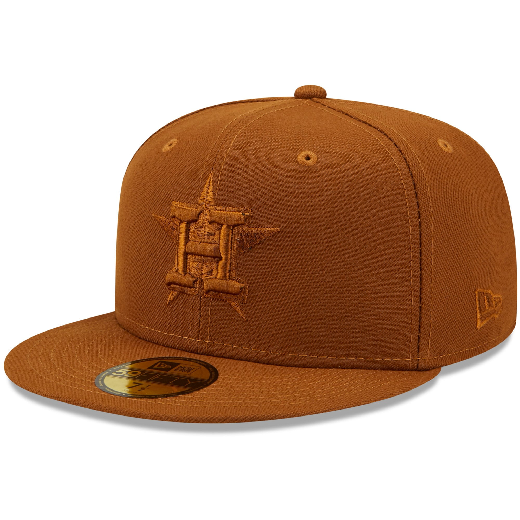 Houston Astros New Era Color Pack 59FIFTY Fitted Hat Brown