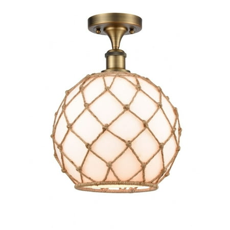 

Innovations Lighting 516 Large Farmhouse Rope Large Farmhouse Rope 10 Wide Semi-Flush